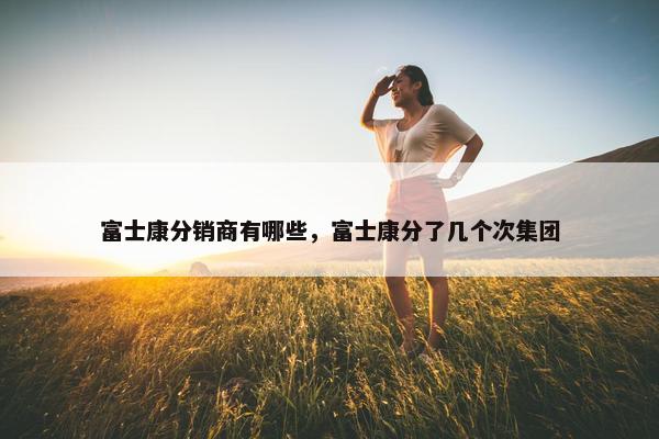 富士康分销商有哪些，富士康分了几个次集团