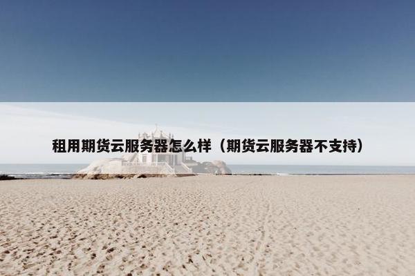 租用期货云服务器怎么样（期货云服务器不支持）