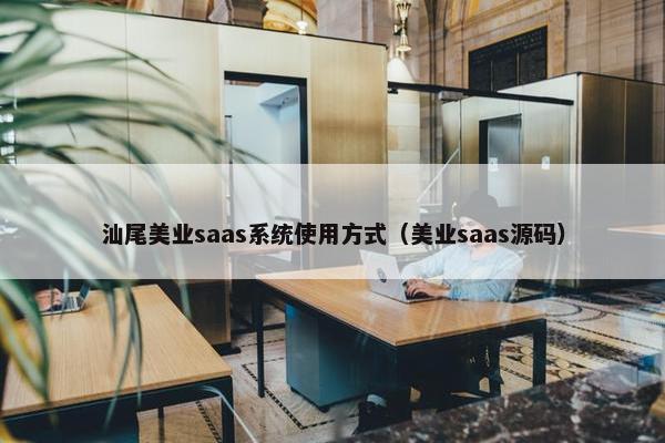 汕尾美业saas系统使用方式（美业saas源码）