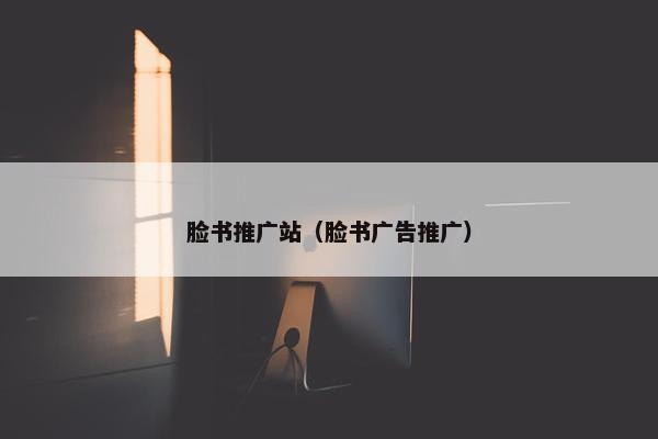 脸书推广站（脸书广告推广）