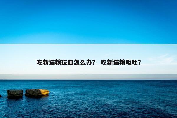 吃新猫粮拉血怎么办？ 吃新猫粮呕吐？