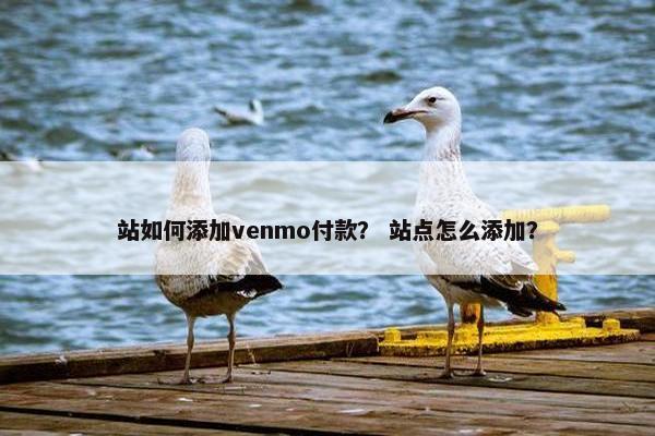 站如何添加venmo付款？ 站点怎么添加？