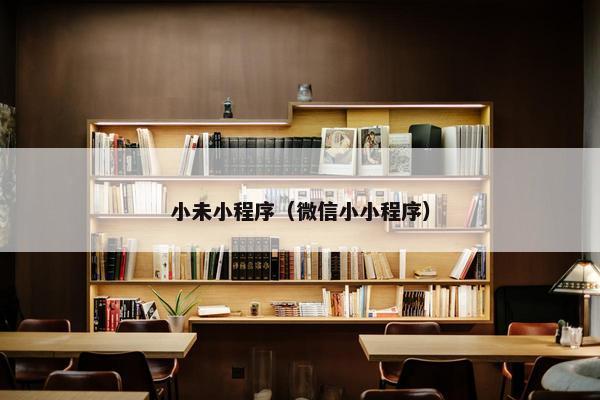 小未小程序（微信小小程序）