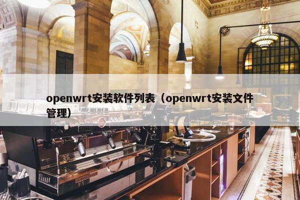 openwrt安装软件列表（openwrt安装文件管理）