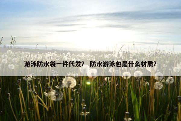 游泳防水袋一件代发？ 防水游泳包是什么材质？