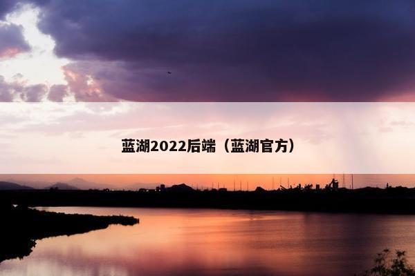 蓝湖2022后端（蓝湖官方）