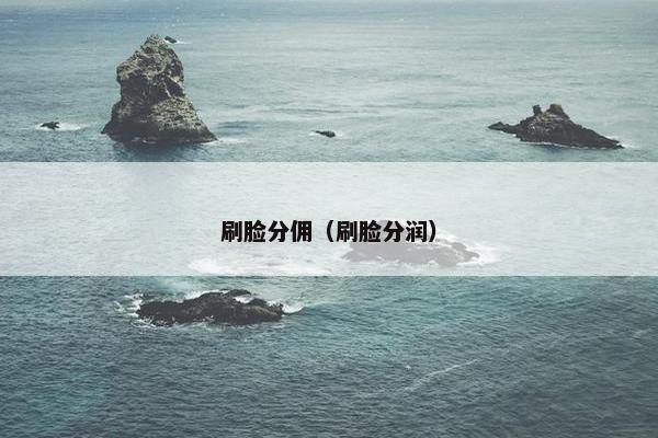 刷脸分佣（刷脸分润）
