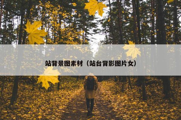 站背景图素材（站台背影图片女）