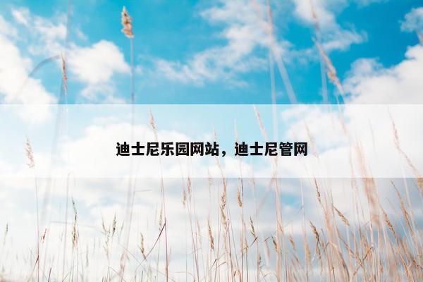迪士尼乐园网站，迪士尼管网
