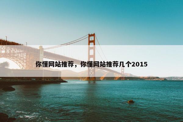 你懂网站推荐，你懂网站推荐几个2015