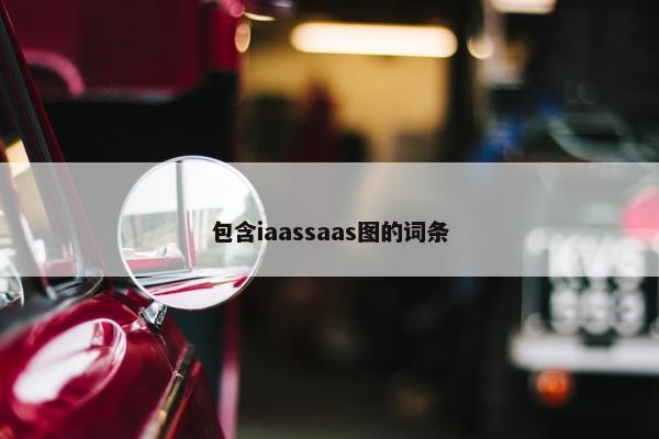 包含iaassaas图的词条