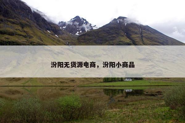 汾阳无货源电商，汾阳小商品