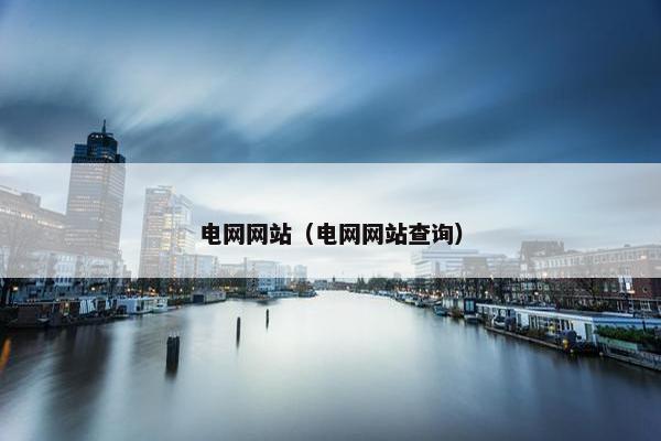 电网网站（电网网站查询）