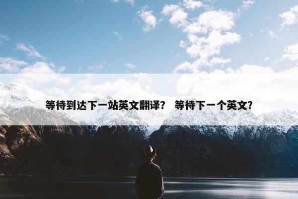 等待到达下一站英文翻译？ 等待下一个英文？
