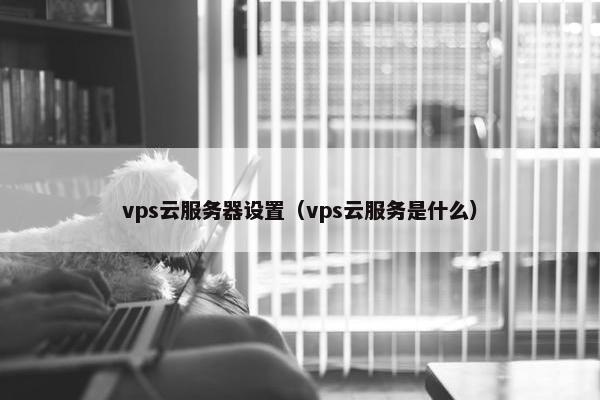 vps云服务器设置（vps云服务是什么）
