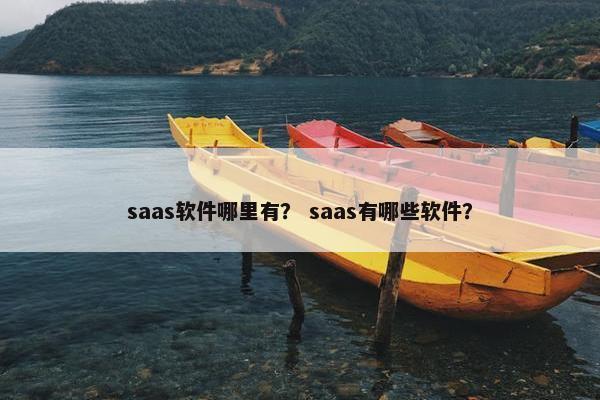 saas软件哪里有？ saas有哪些软件？