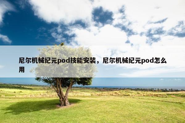 尼尔机械纪元pod技能安装，尼尔机械纪元pod怎么用