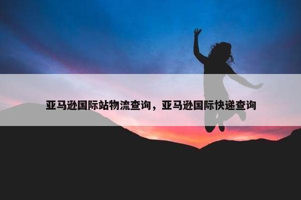 亚马逊国际站物流查询，亚马逊国际快递查询