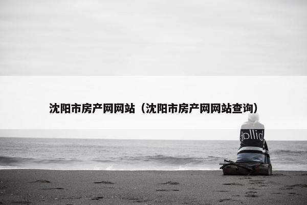 沈阳市房产网网站（沈阳市房产网网站查询）