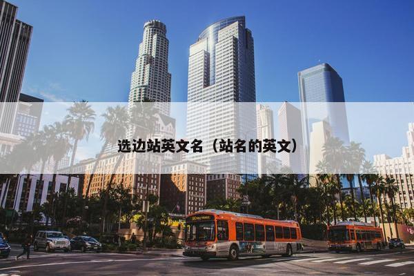 选边站英文名（站名的英文）