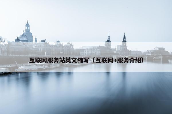 互联网服务站英文缩写（互联网+服务介绍）