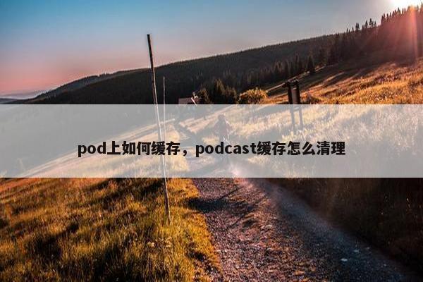 pod上如何缓存，podcast缓存怎么清理