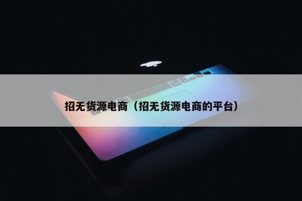 招无货源电商（招无货源电商的平台）