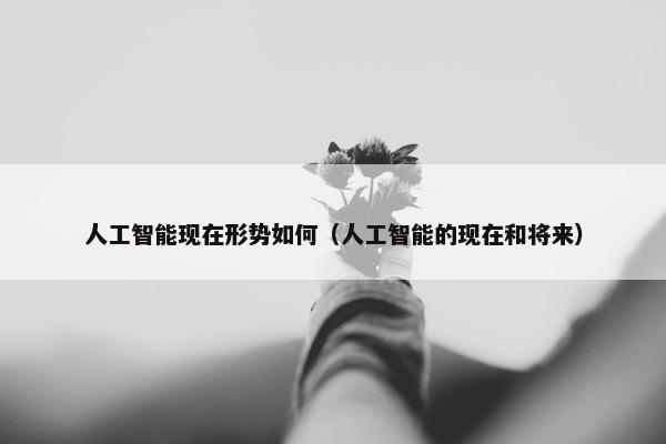 人工智能现在形势如何（人工智能的现在和将来）