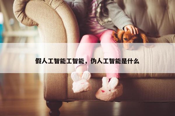 假人工智能工智能，伪人工智能是什么