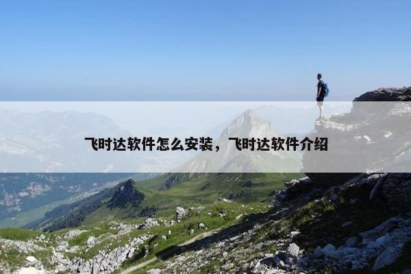 飞时达软件怎么安装，飞时达软件介绍