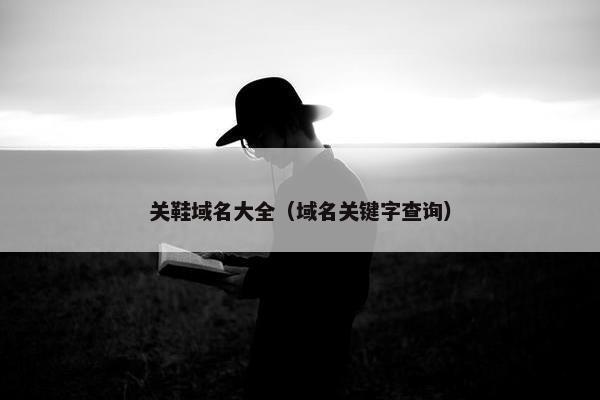 关鞋域名大全（域名关键字查询）