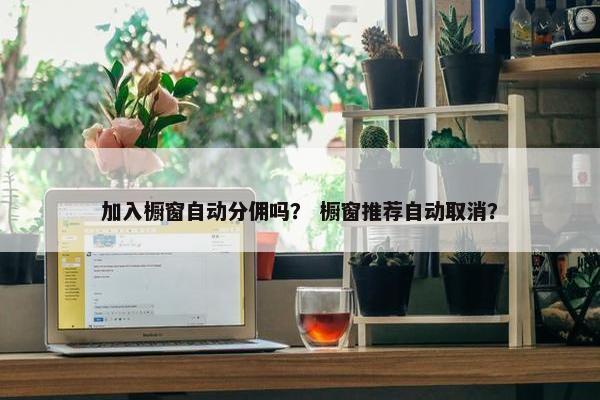 加入橱窗自动分佣吗？ 橱窗推荐自动取消？