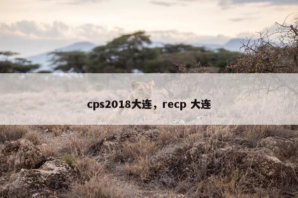 cps2018大连，recp 大连