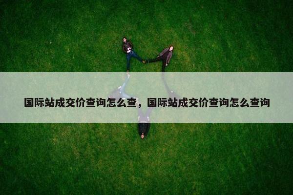 国际站成交价查询怎么查，国际站成交价查询怎么查询