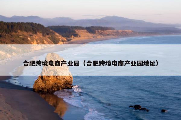 合肥跨境电商产业园（合肥跨境电商产业园地址）