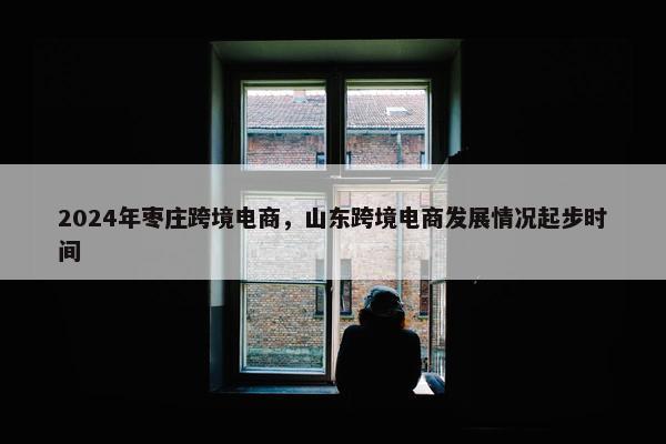 2024年枣庄跨境电商，山东跨境电商发展情况起步时间