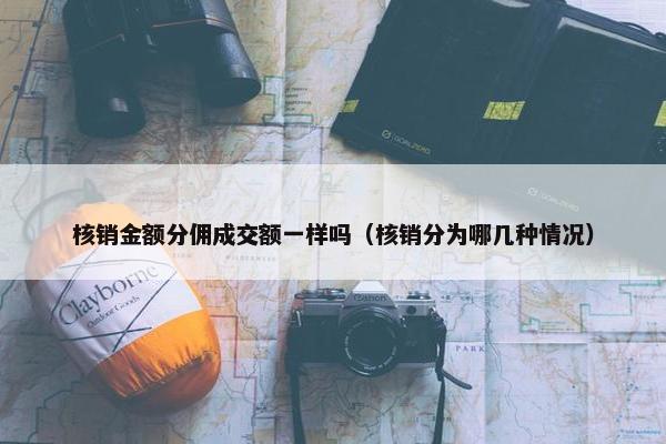 核销金额分佣成交额一样吗（核销分为哪几种情况）