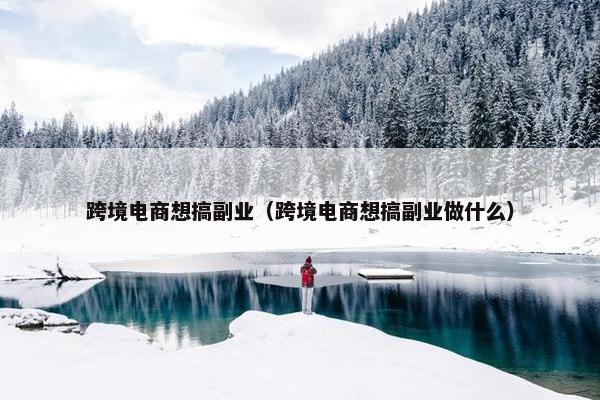 跨境电商想搞副业（跨境电商想搞副业做什么）
