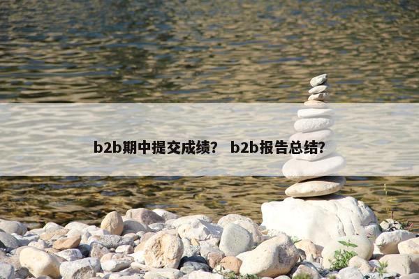 b2b期中提交成绩？ b2b报告总结？
