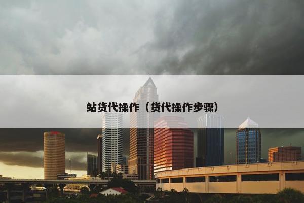 站货代操作（货代操作步骤）