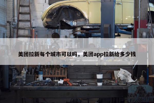 美团拉新每个城市可以吗，美团app拉新给多少钱