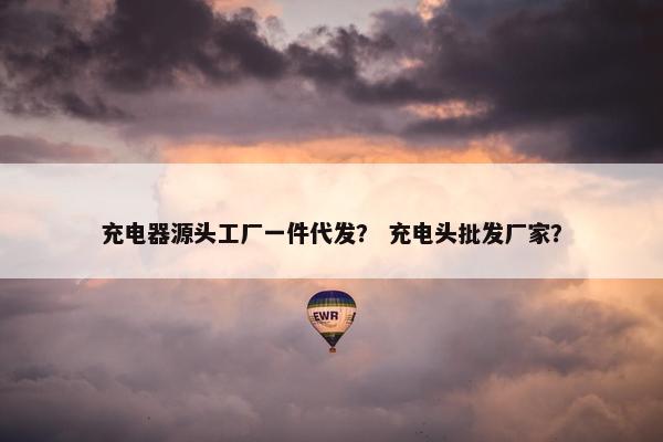 充电器源头工厂一件代发？ 充电头批发厂家？