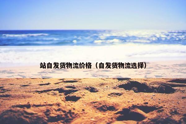 站自发货物流价格（自发货物流选择）
