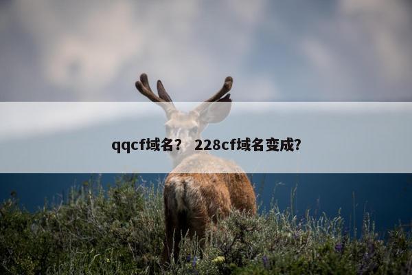 qqcf域名？ 228cf域名变成？