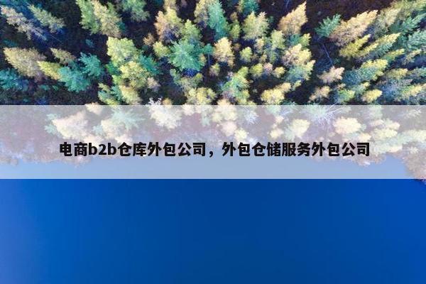 电商b2b仓库外包公司，外包仓储服务外包公司