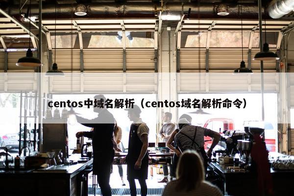 centos中域名解析（centos域名解析命令）