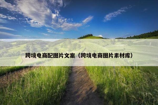 跨境电商配图片文案（跨境电商图片素材库）