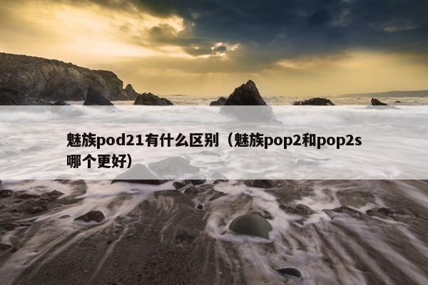 魅族pod21有什么区别（魅族pop2和pop2s哪个更好）