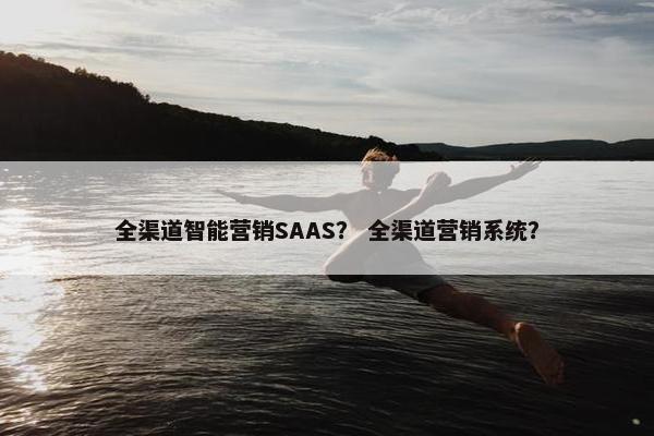 全渠道智能营销SAAS？ 全渠道营销系统？