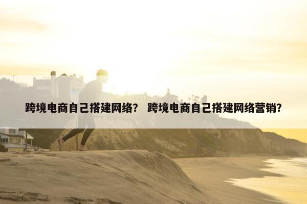 跨境电商自己搭建网络？ 跨境电商自己搭建网络营销？